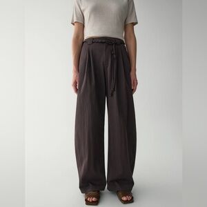 Barrel Pants With Handmade Belt